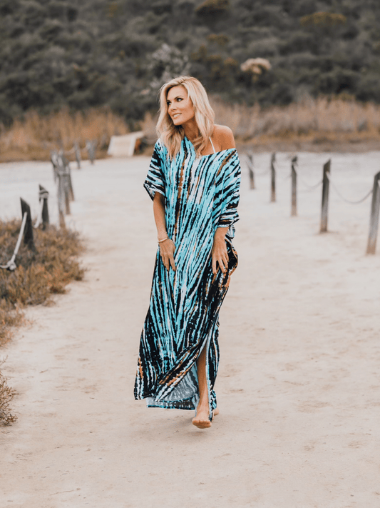 Maya Caftan - Turquoise