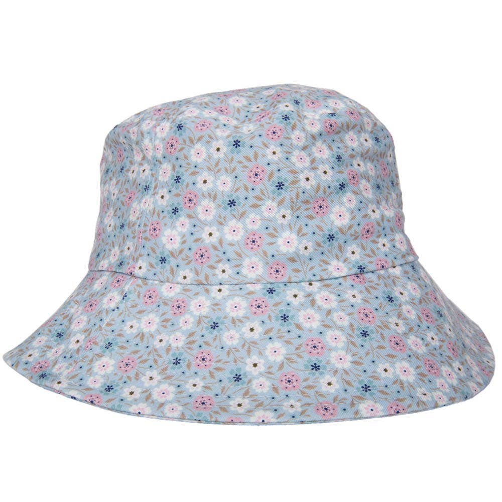 Vintage Blue Daisy Bucket Hat