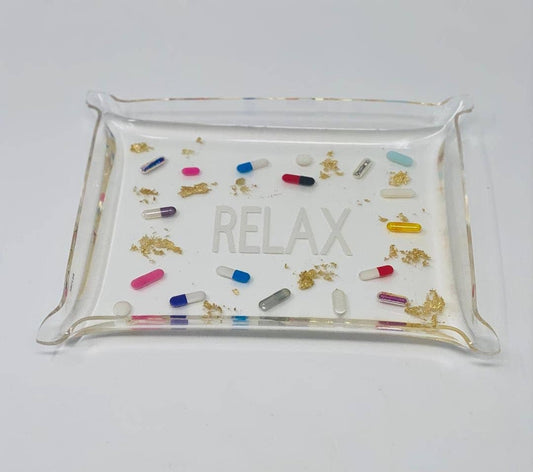 Relax Pill Acrylic Tray