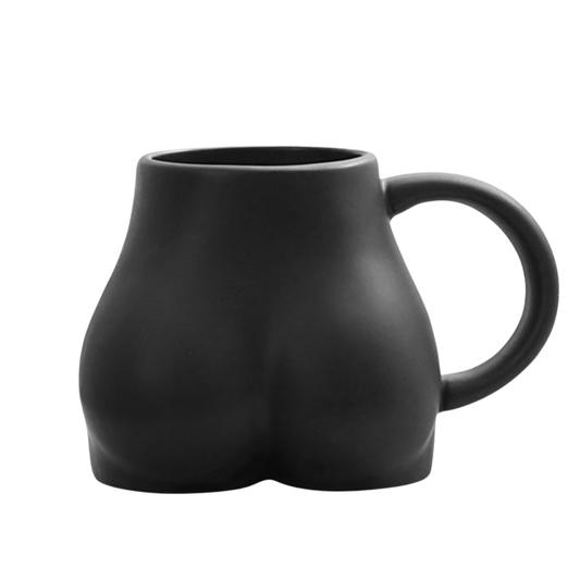 Ceramic Bum Shaped Cup