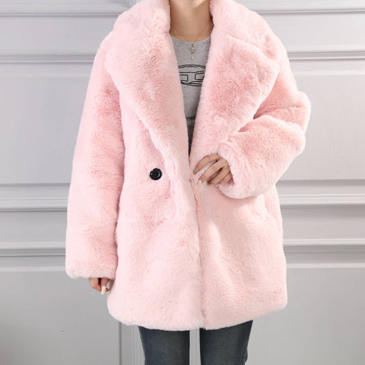 Soft Faux Fur Coat