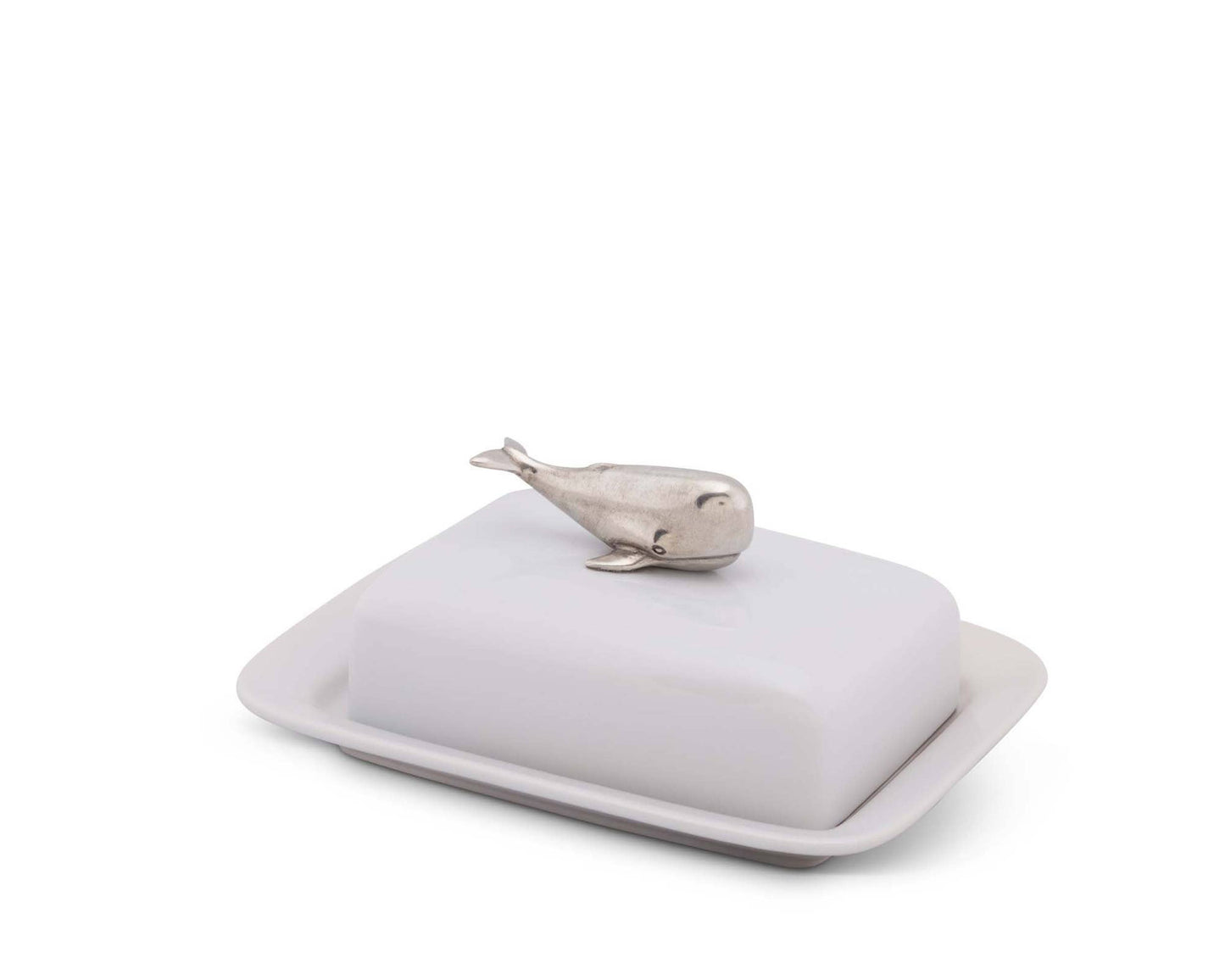 Whale Stoneware Butter dish