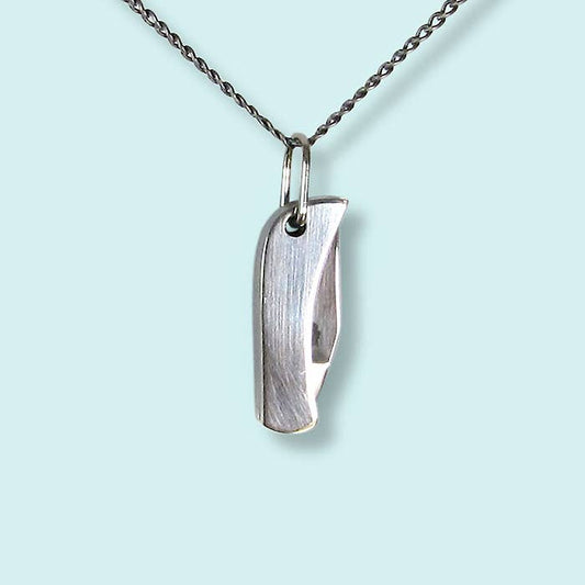 Silver Knife Necklace