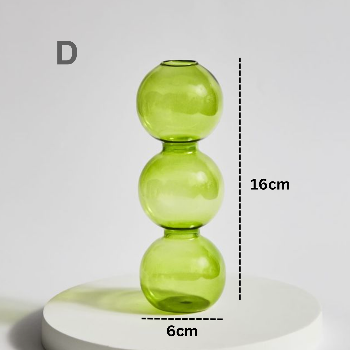 Lime Green Candlestick Holder