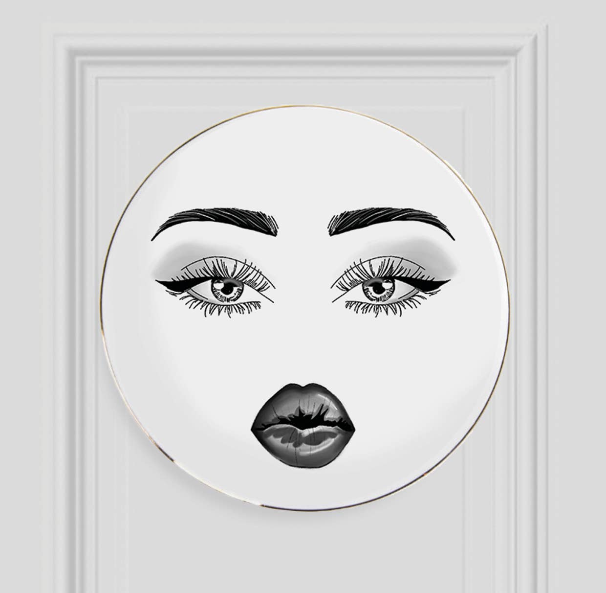 Wink Wink- Pout Fine Bone China Plate