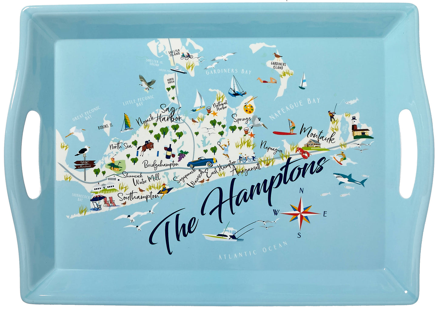 The Hamptons 2-Handle Tray