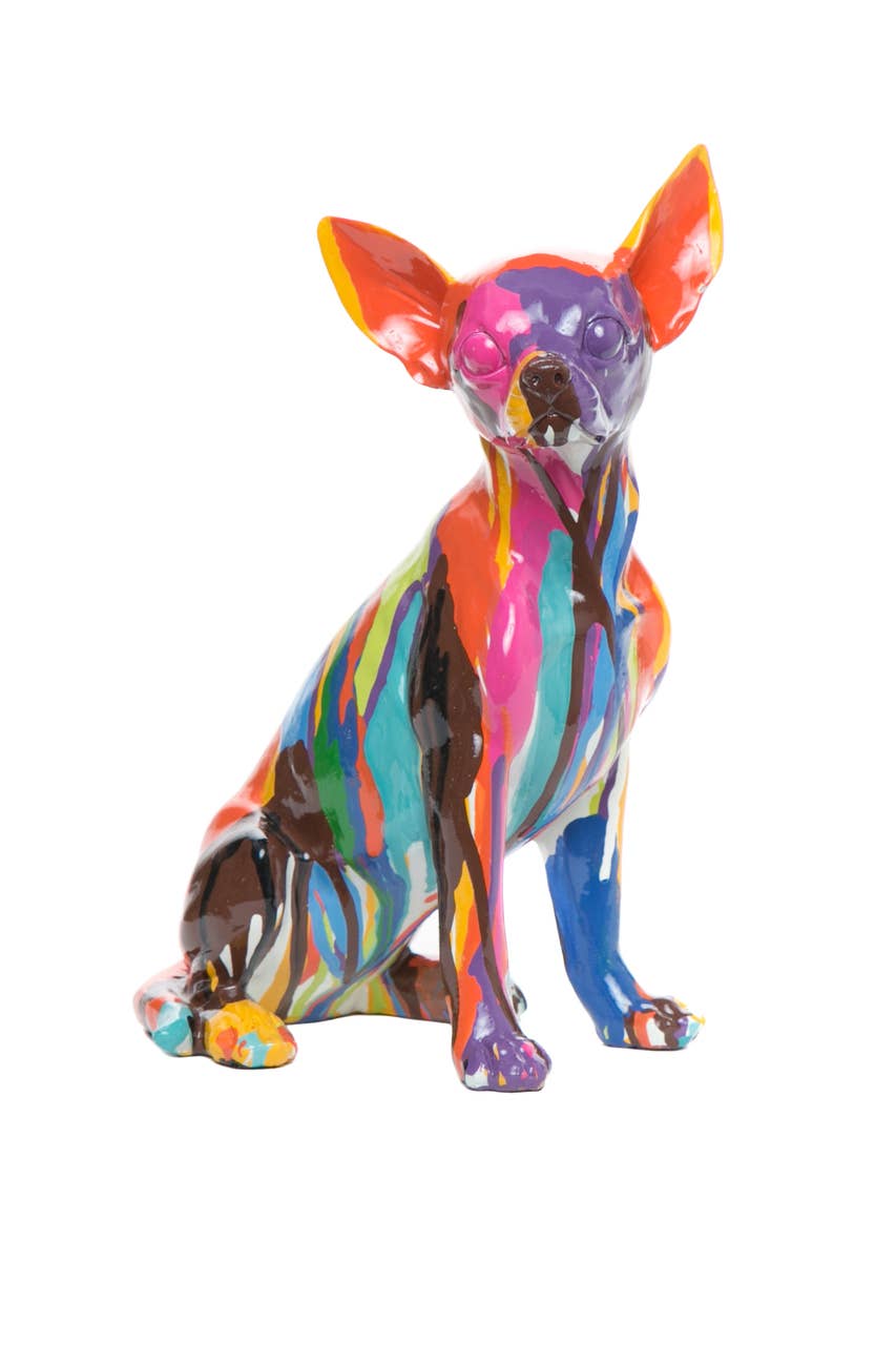 Graffiti Chihuahua - 10" tall