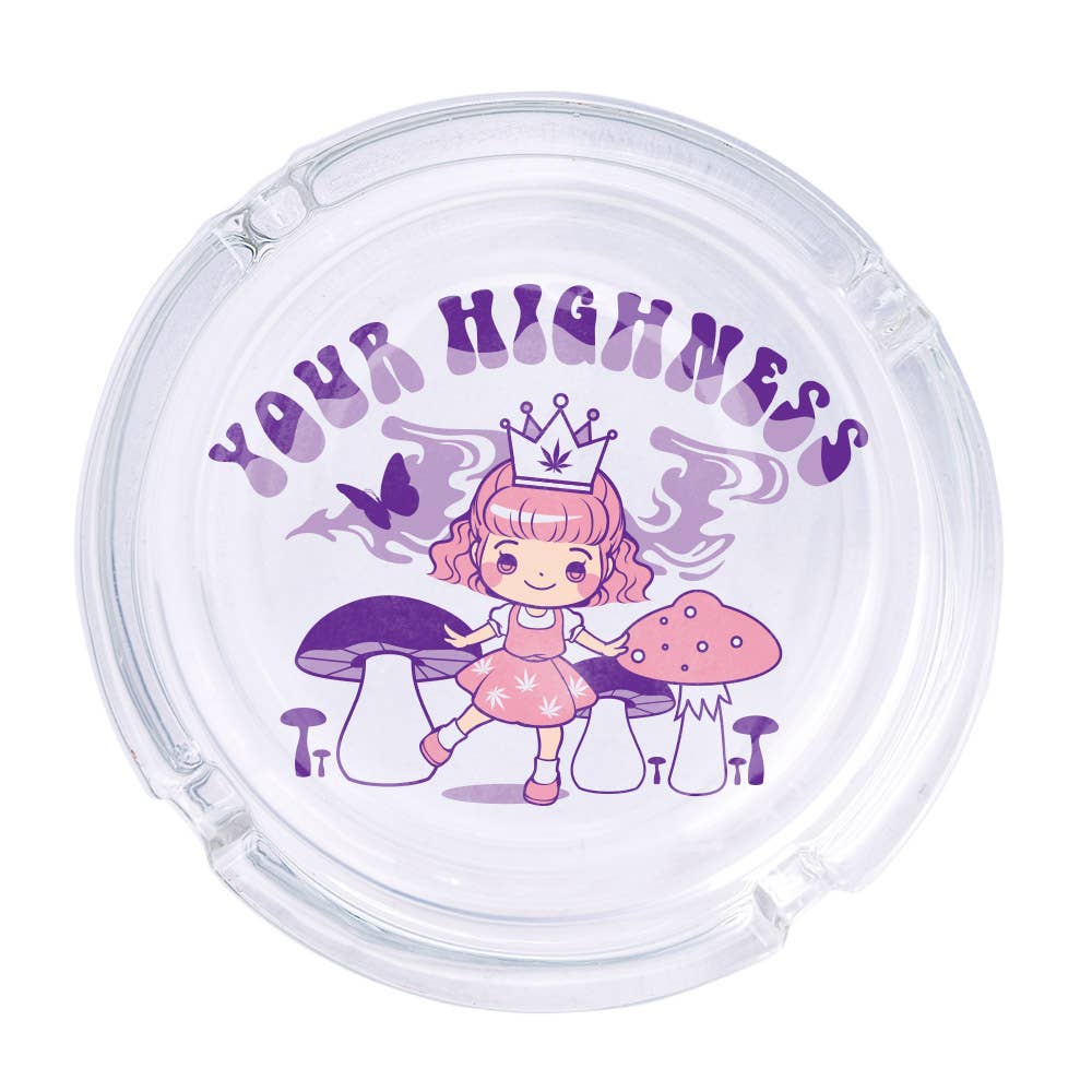 Your Highness Glass Ashtray