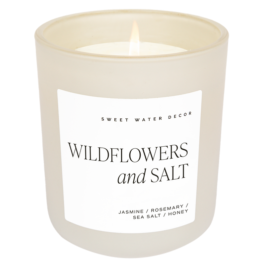 Wildflowers & Salt Candle