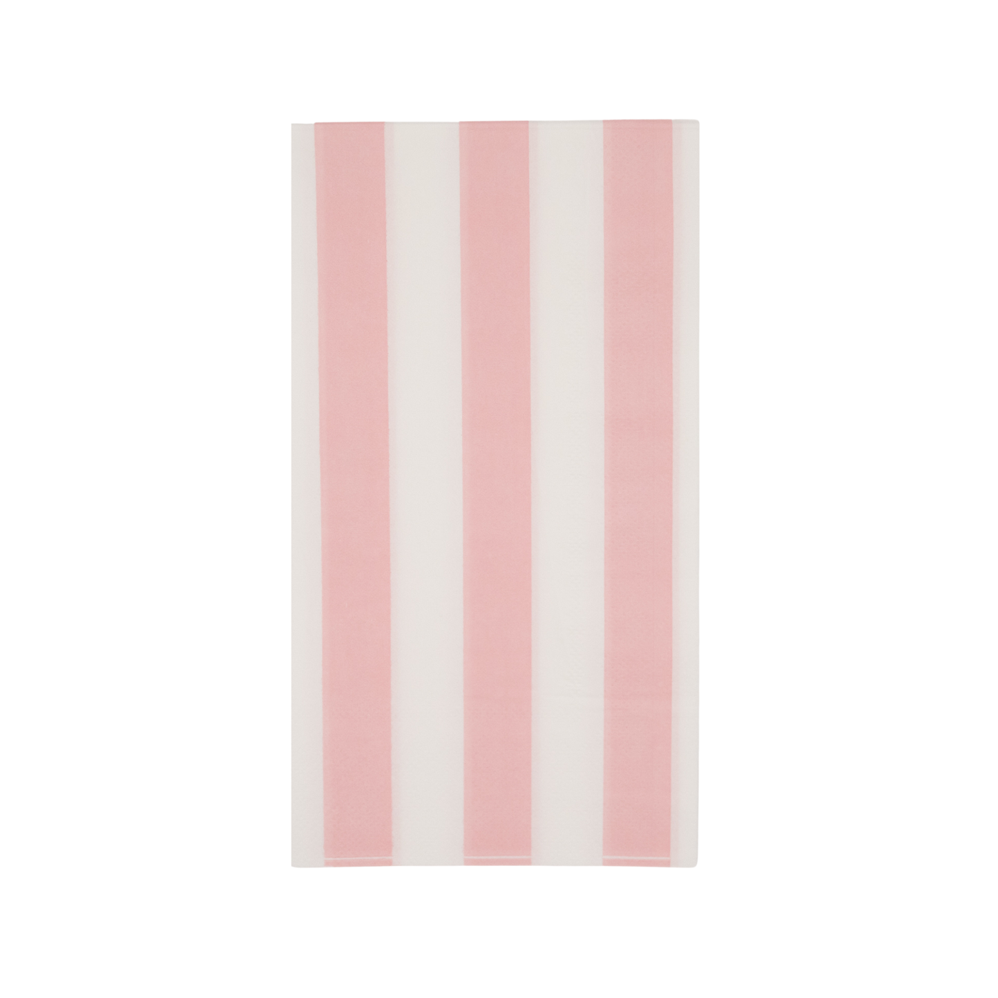 Baby Pink Cabana Strip Guest Towels