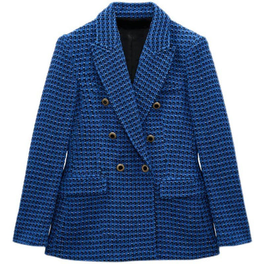 Tweed jacket in Navy