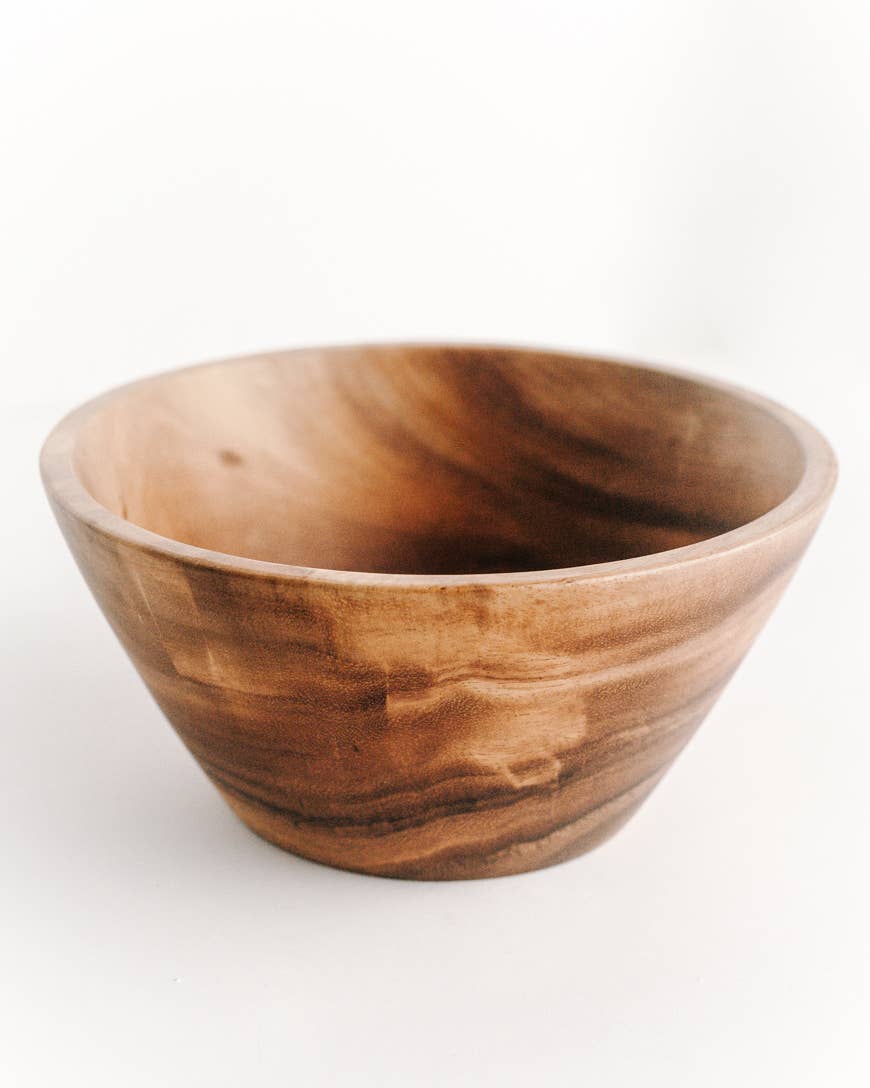 ACACIA WOOD SALAD BOWL