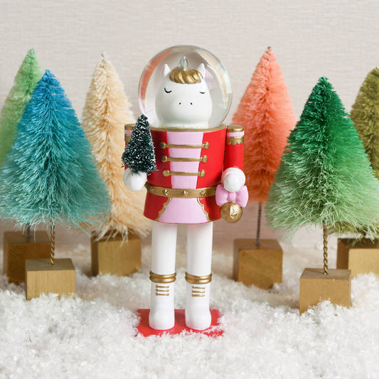 Unicorn Nutcracker Snow Globe