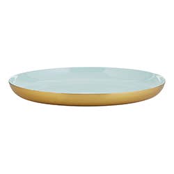 Santa Barbara Design Studio by Creative Brands - Blue And Gold Round Tray