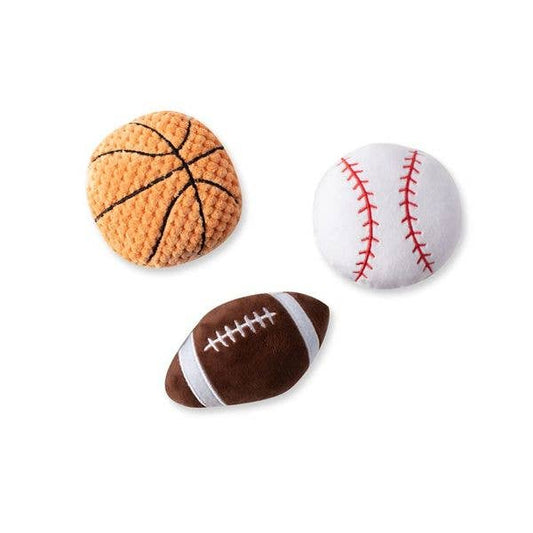 3 Piece Small Dog Toy Set - Sports