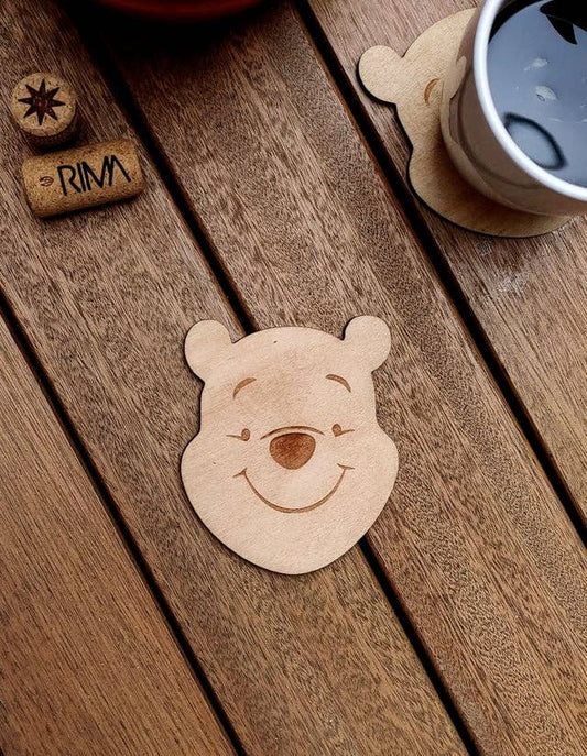 Winnie the Pooh Wood - Cup Holder - Housewarming Gift