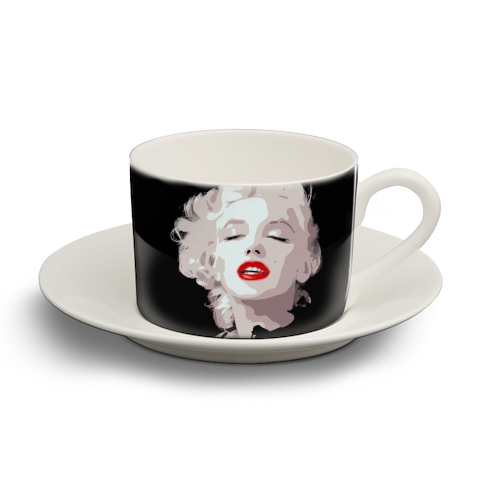 CUP AND SAUCER, MARILYN