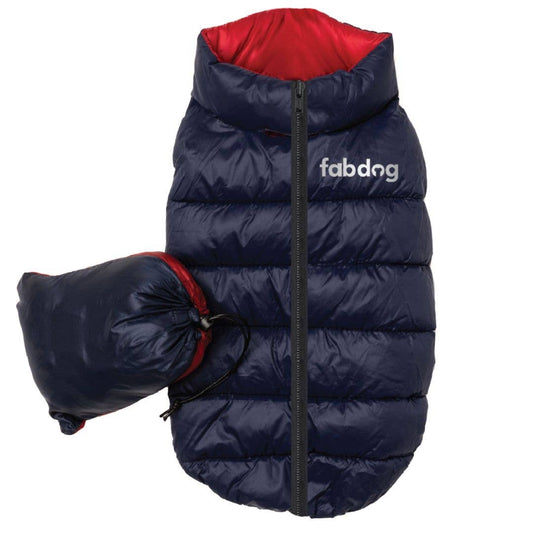 Pack N' Go Reversible Puffer Red/Navy