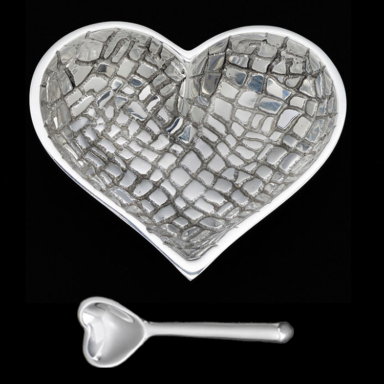 Inspired Generations - Happy Croco Silver with Heart Spoon