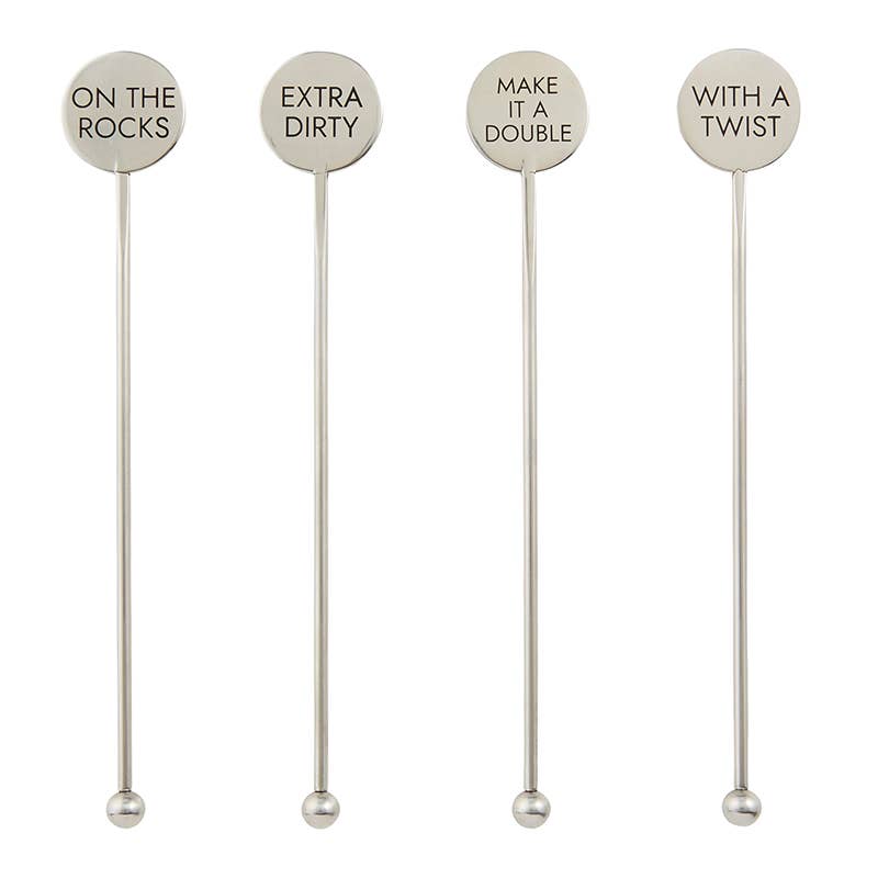 Stainless Steel Stir Sticks - Cocktails