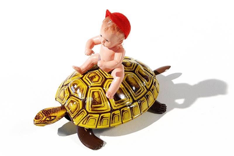 Turtle with Baby Made in Germany Orig. Lehmann