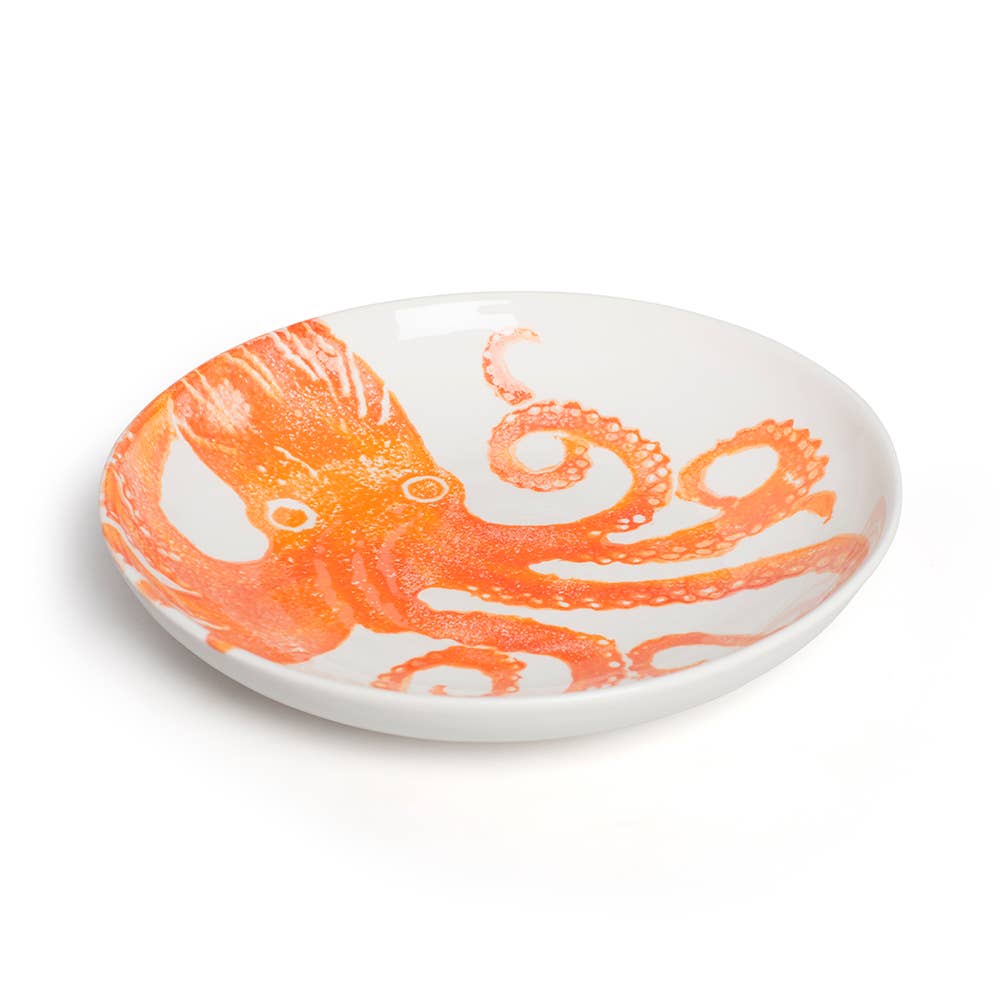 CREATURES SUPPER BOWL OCTOPUS ORANGE