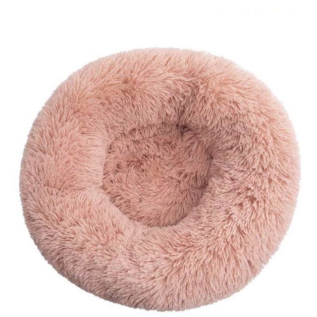 VIP Pet Dog Bed For Dog Large Big Small For Cat House Round Plush Mat Sofa Dropshipping Products Pet Calming Bed Dog Donut Bed