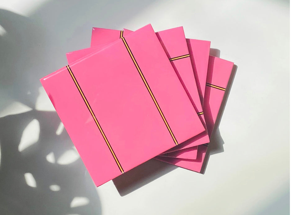 Pink Band Coasters